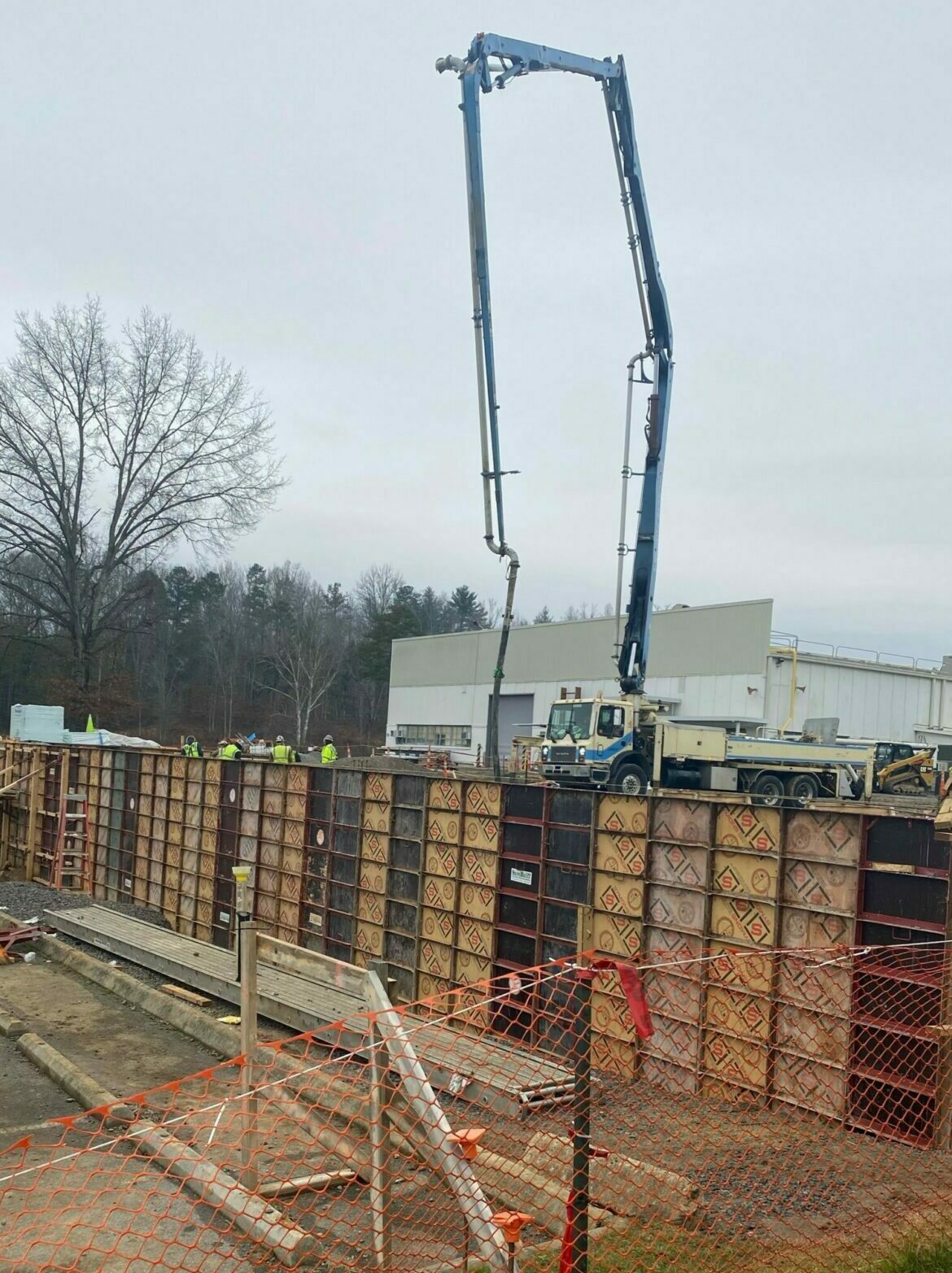 GEM's field services division pouring the foundation for the MSF Build.